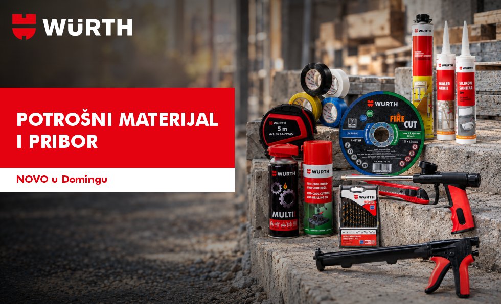 WÜRTH profesionalni potrošni materijal i pribor