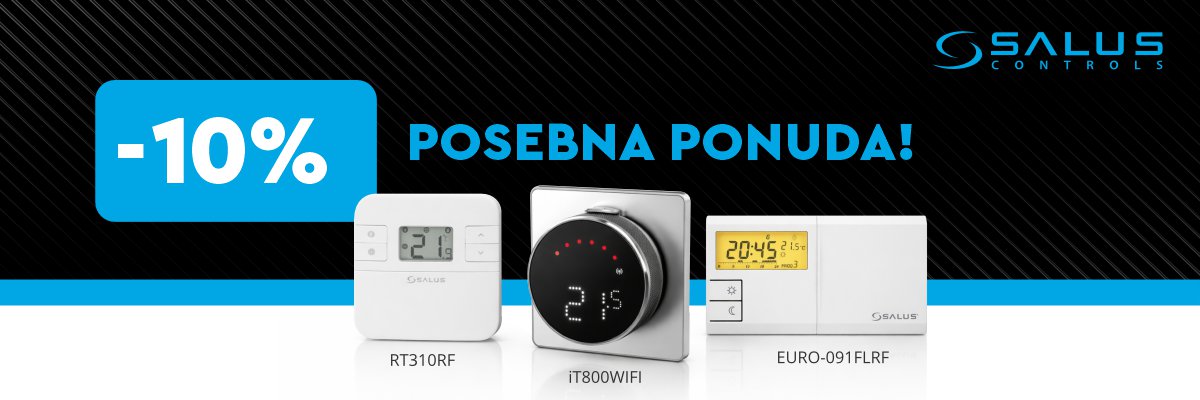 SALUS Controls - Snižene cene termostata