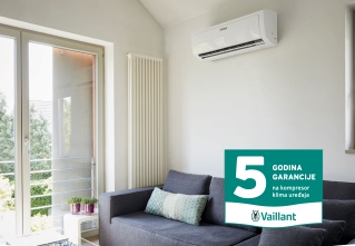 Vaillant produžena garancija na kompresor klima uređaja do 5 godina