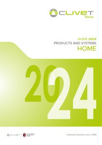 Clivet Home Catalogue 2024