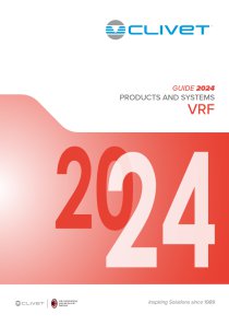 Clivet VRF sistemi 2024