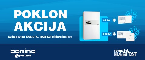 Poklon akcija - Elektro kotlovi ROMSTAL HABITAT